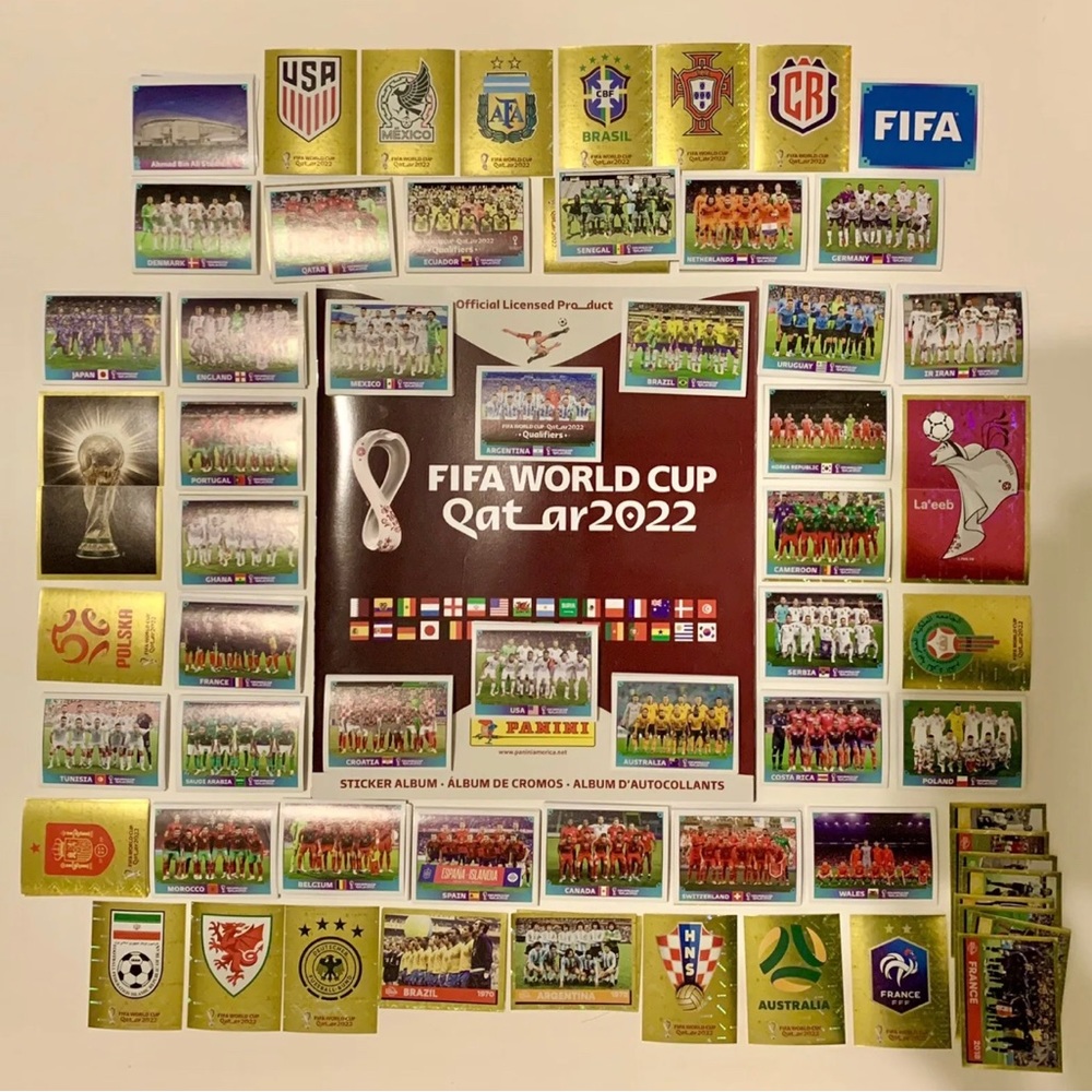 FIFA World Cup 2022 Complete Sticker Album All 670 Stickers